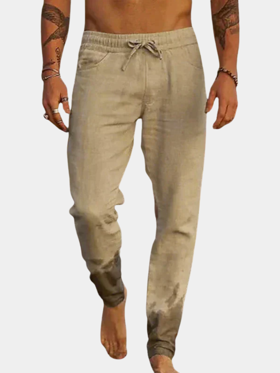 DUMONT LYON | PANTALONS DE PLAGE EN LIN POUR HOMMES