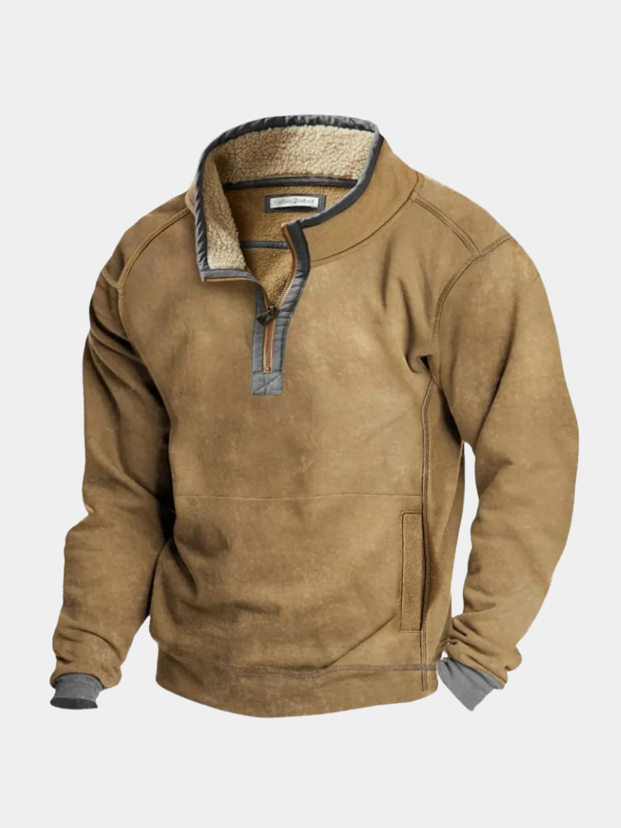 DUMONT LYON | PULL ZIPPÉ D'HIVER COSY POUR HOMMES