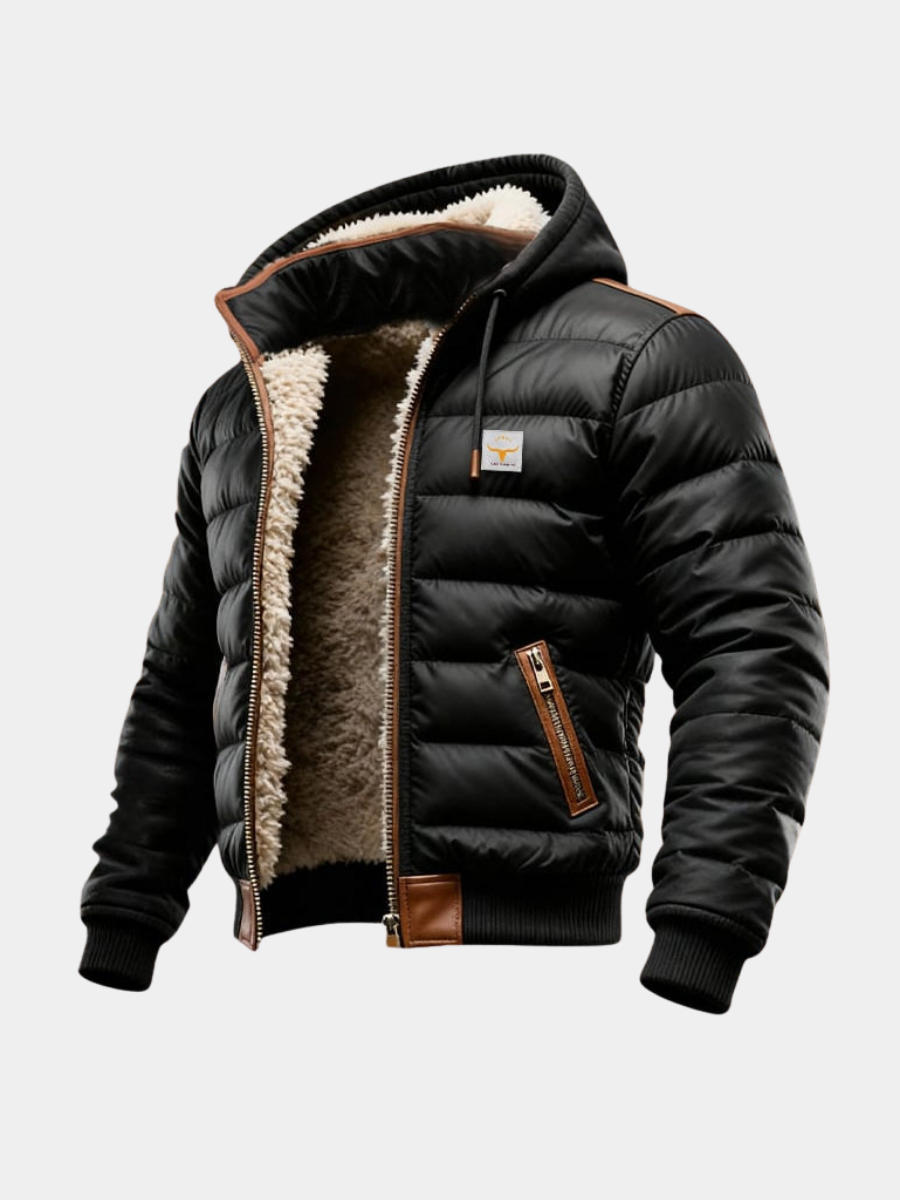 DUMONT LYON | ÉLÉGANTE VESTE MATELASSÉE SHERPA POUR HOMME