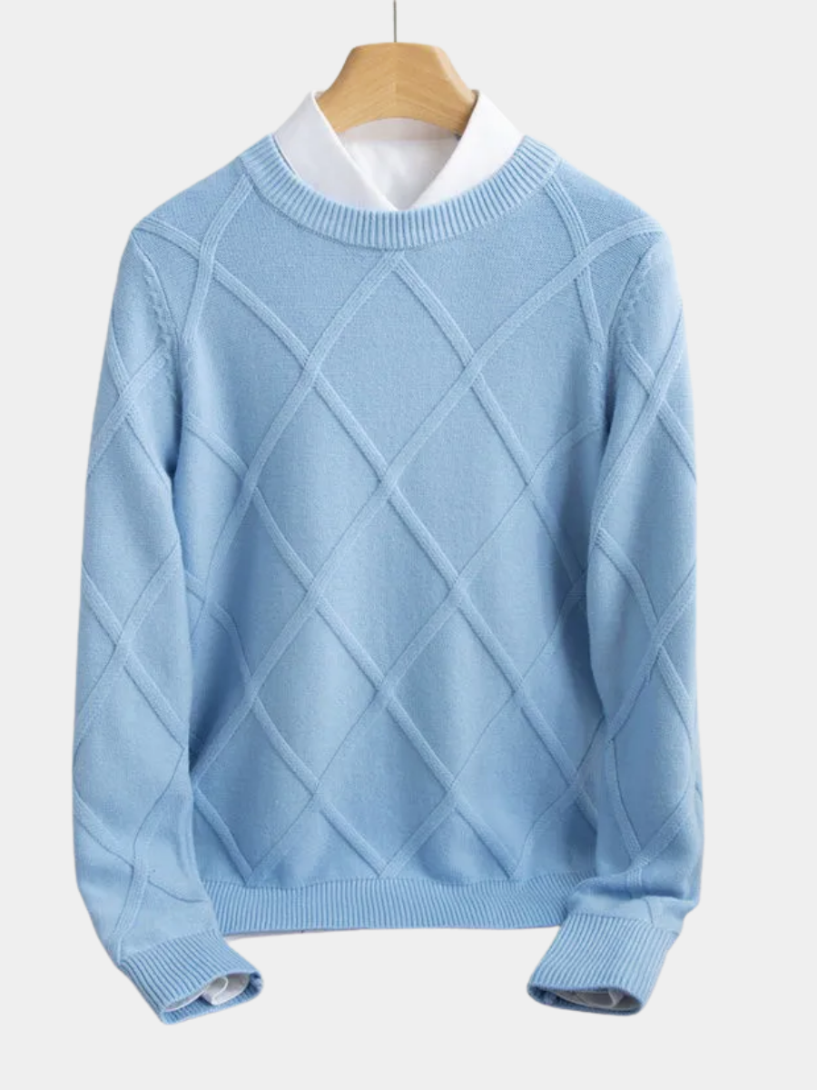 Dumont Lyon | Pull Argyle en Cachemire