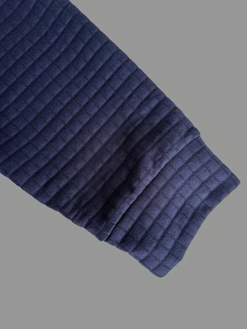 DUMONT LYON | POLO À MANCHES LONGUES TEXTURÉE