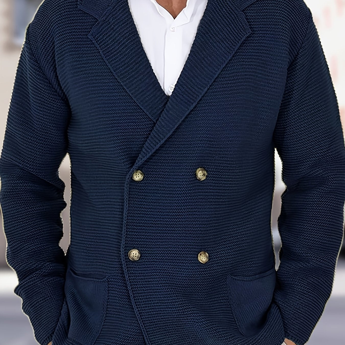 DUMONT LYON | CARDIGAN ÉLÉGANT EN LAINE POUR HOMME