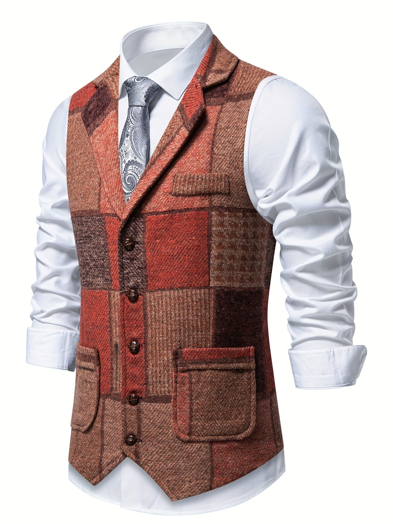 DUMONT LYON | GILET FORMEL EN TWEED POUR HOMMES