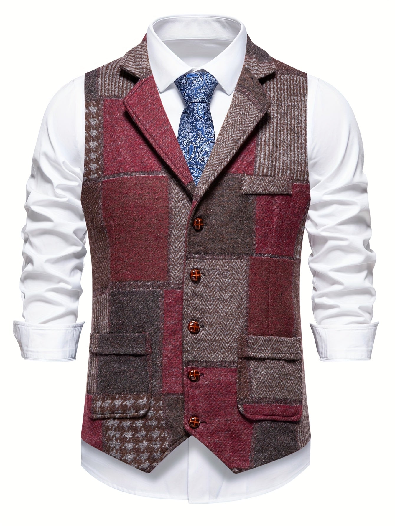 DUMONT LYON | GILET FORMEL EN TWEED POUR HOMMES