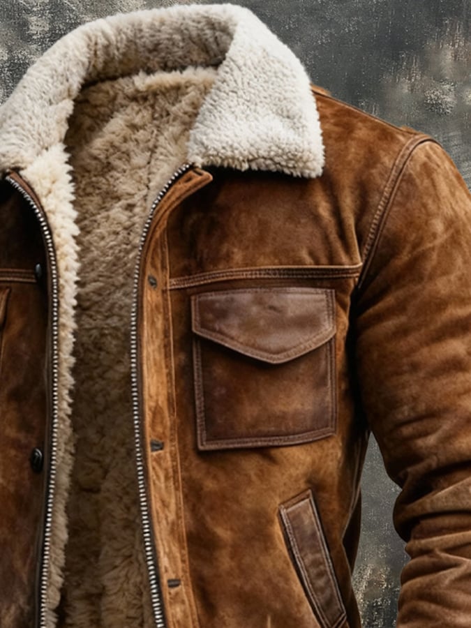 DUMONT LYON | VESTE DOUBLÉE SHERPA POUR HOMME