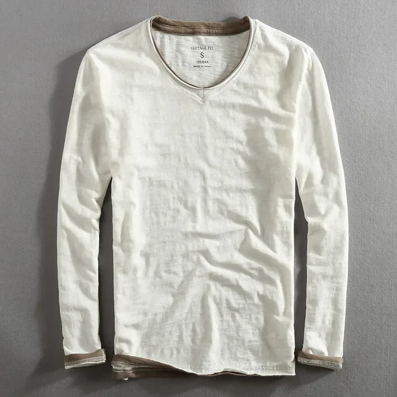 DUMONT LYON™ | CHEMISE À MANCHES LONGUES EN COTON