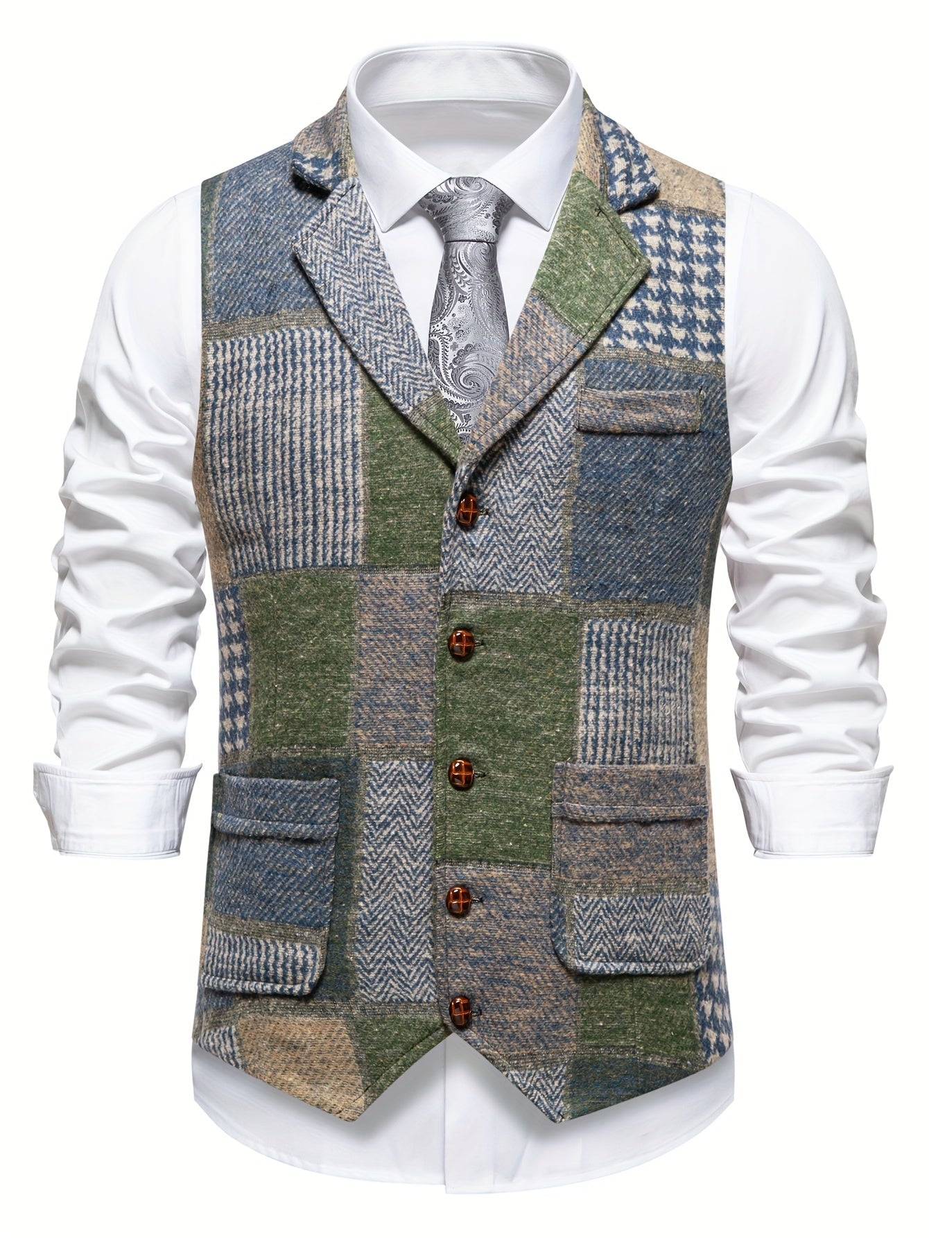 DUMONT LYON | GILET FORMEL EN TWEED POUR HOMMES