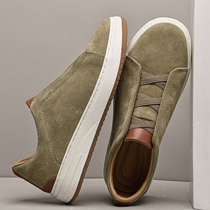 DUMONT LYON | CHAUSSURES SANS LACETS EN DAIM POUR HOMME