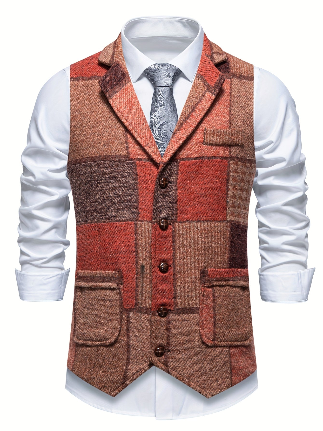 DUMONT LYON | GILET FORMEL EN TWEED POUR HOMMES
