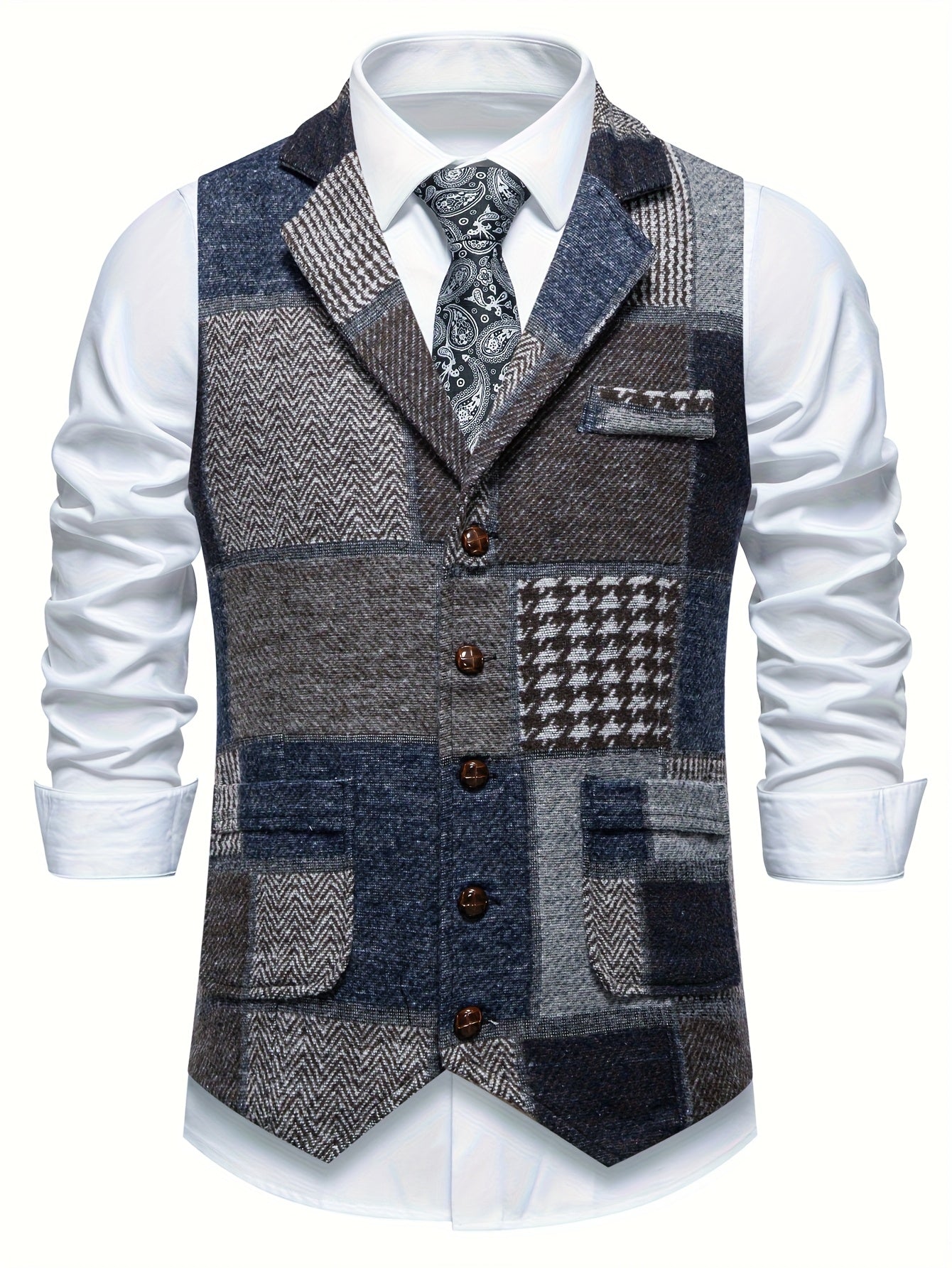 DUMONT LYON | GILET FORMEL EN TWEED POUR HOMMES