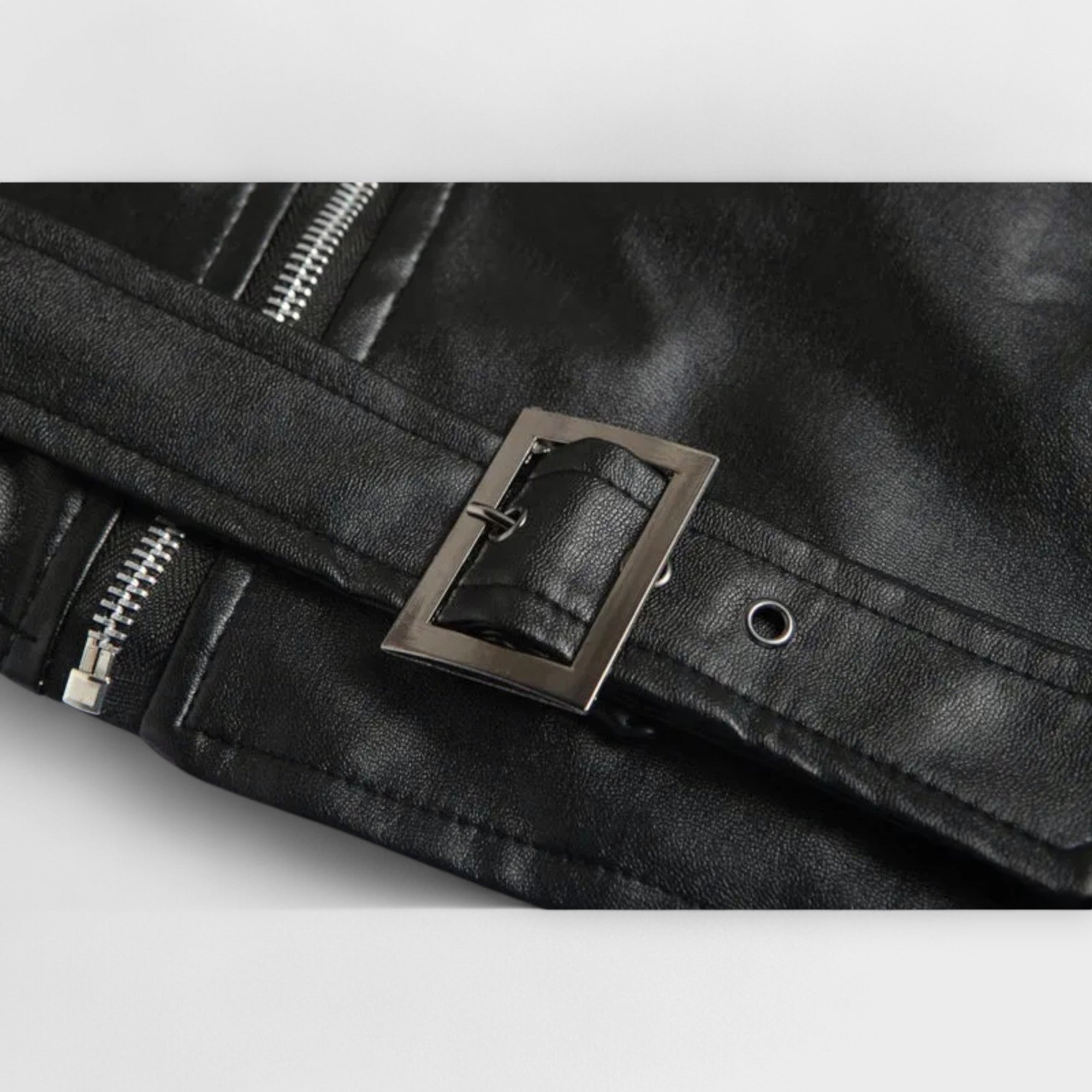 DUMONT LYON | BLOQUE BOMBER EN CUIR ÉLÉGANTE