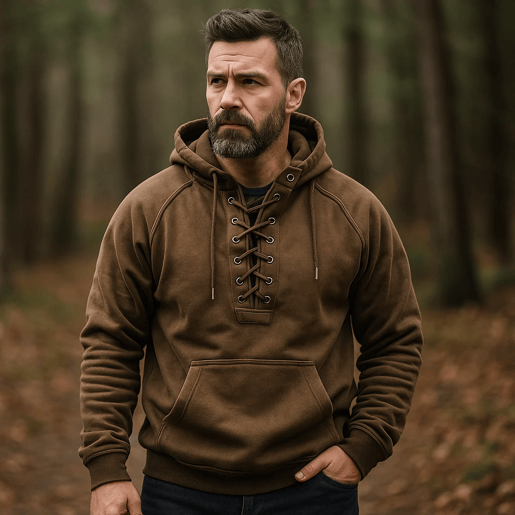DUMONT LYON | SWEAT À CAPUCHE À LACETS POUR HOMMES