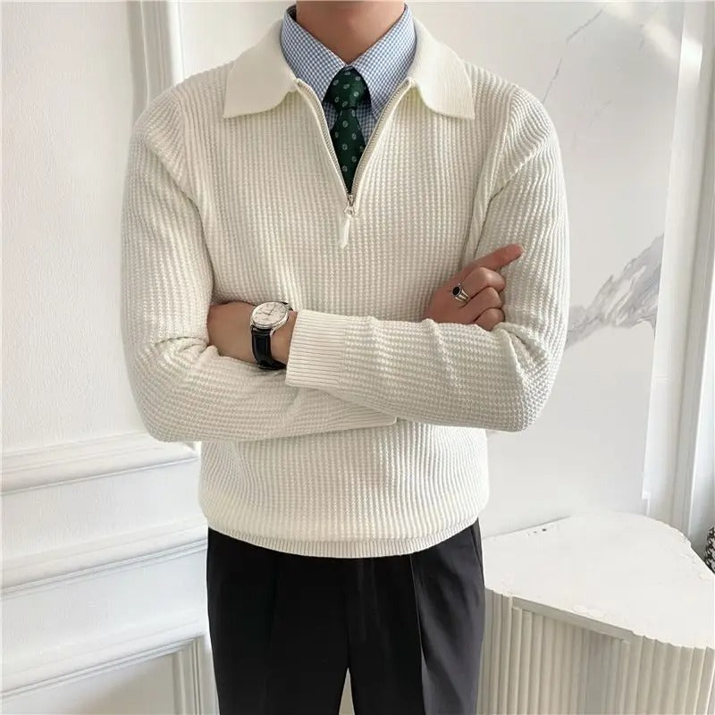 DUMONT LYON | PULL CLASSIQUE DEMI ZIP