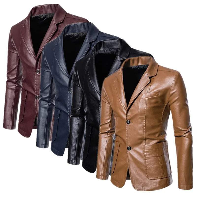 DUMONT LYON | VESTE EN CUIR BUSINESS CASUAL