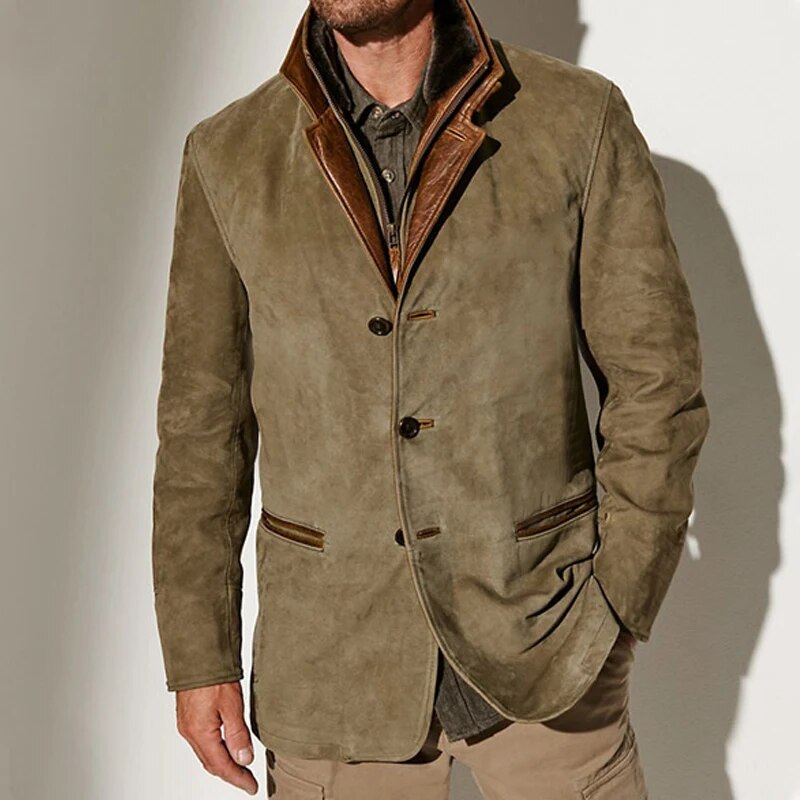 DUMONT LYON | VESTE VINTAGE À COL DROIT