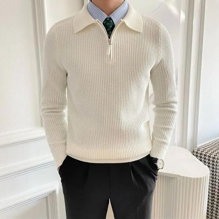 DUMONT LYON | PULL CLASSIQUE DEMI ZIP