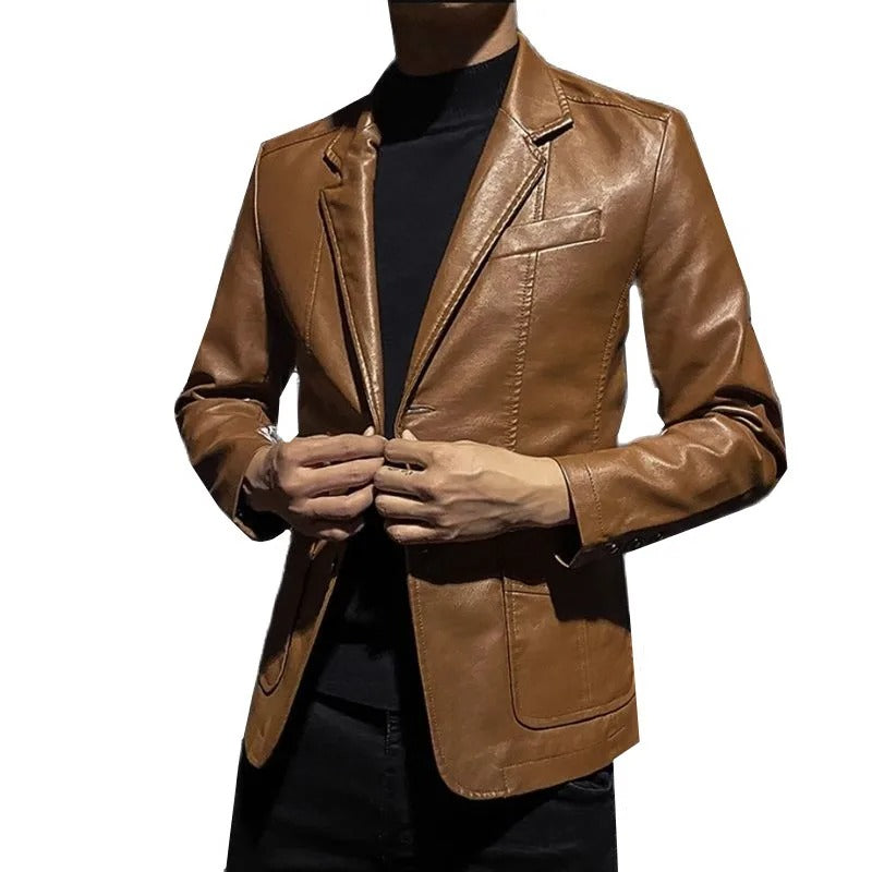 DUMONT LYON | VESTE EN CUIR BUSINESS CASUAL