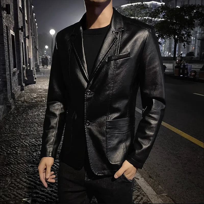 DUMONT LYON | VESTE EN CUIR BUSINESS CASUAL