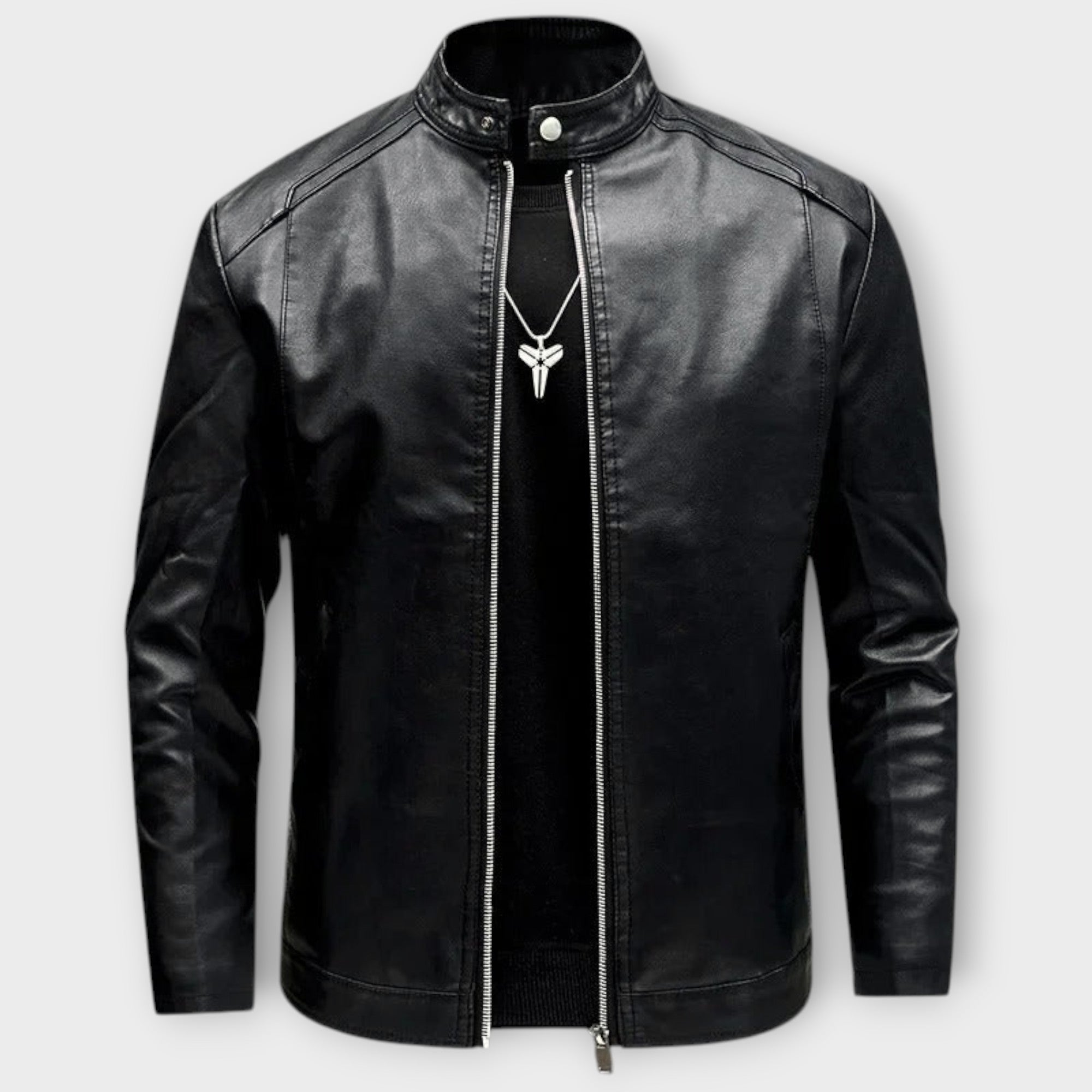 DUMONT LYON | VESTE EN CUIR BIKER ÉLÉGANTE POUR HOMME